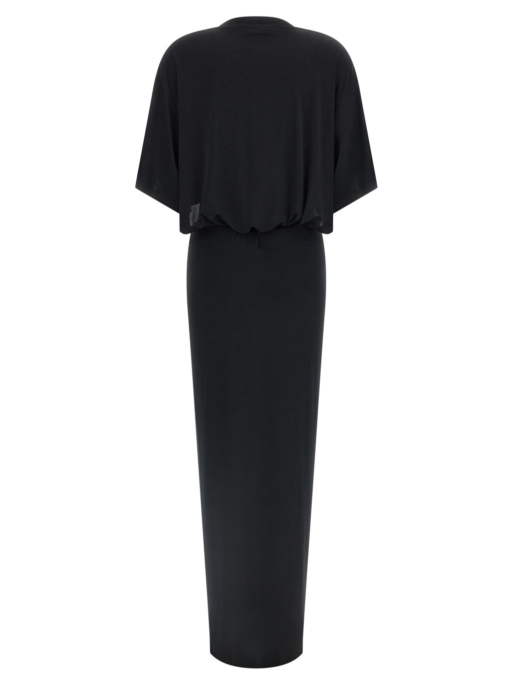 The Andamane Black Polyester Long Dress