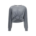 Magda Butrym Gray Wool Oves Aries Sportswear
