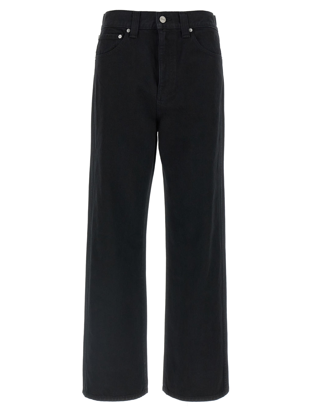 Khaite Black Cotton Jeans Denim