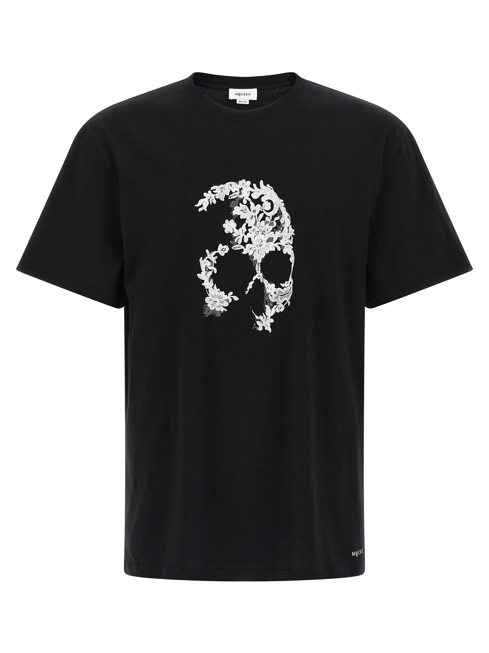 Alexander McQueen Bicolor Cotton T-Shirt