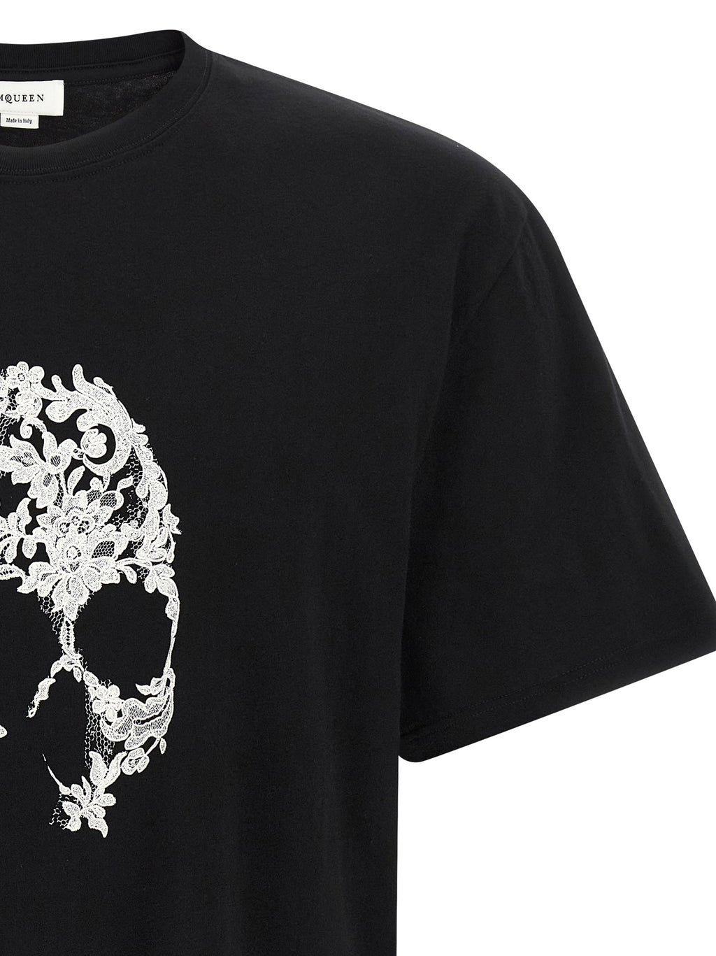 Alexander McQueen Bicolor Cotton T-Shirt
