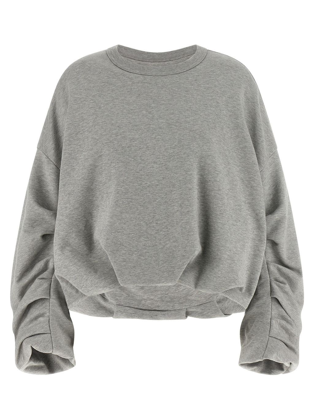 Dries Van Noten Gray Cotton Sweatshirt
