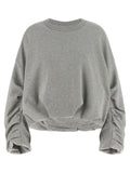 Dries Van Noten Gray Cotton Sweatshirt