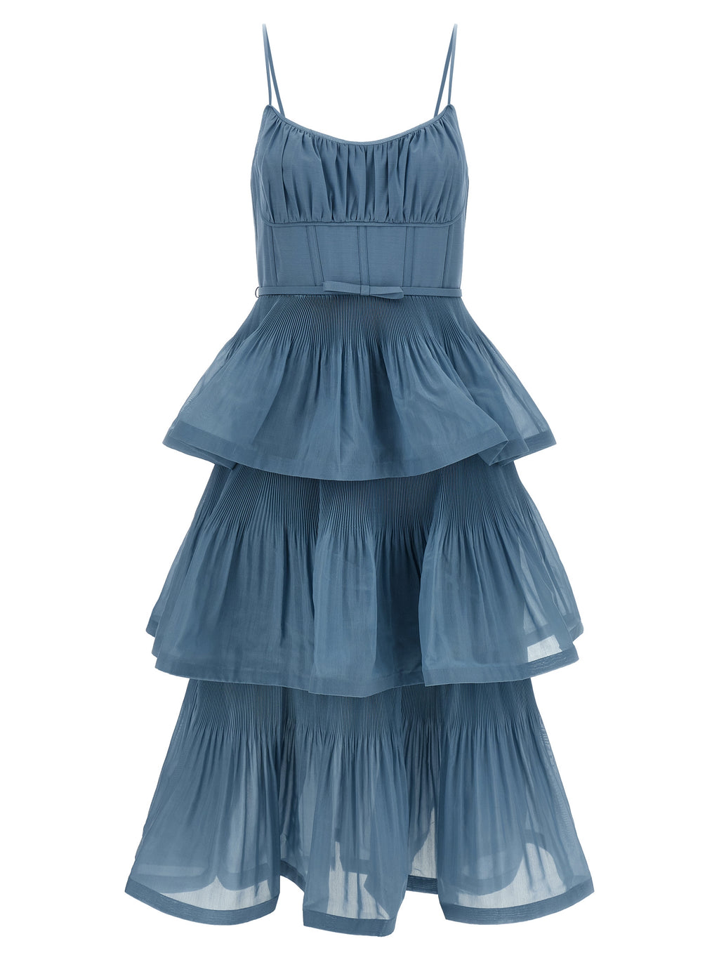Zimmermann Blue Polyester Midi Dress