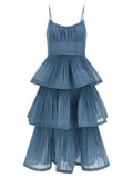Zimmermann Blue Polyester Midi Dress