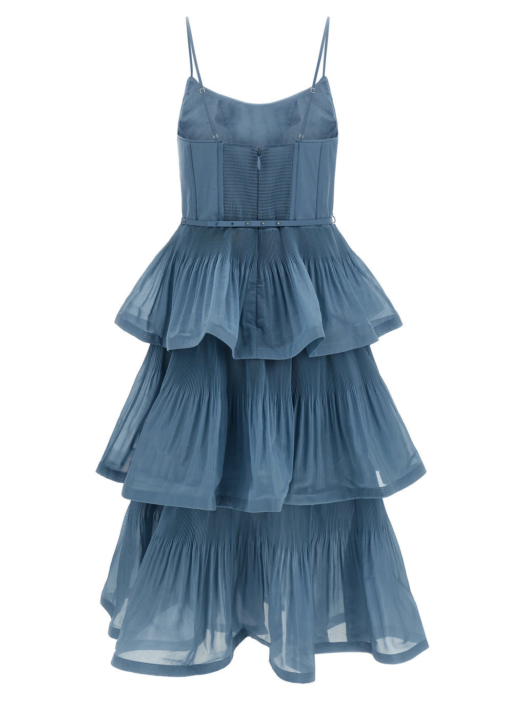 Zimmermann Blue Polyester Midi Dress