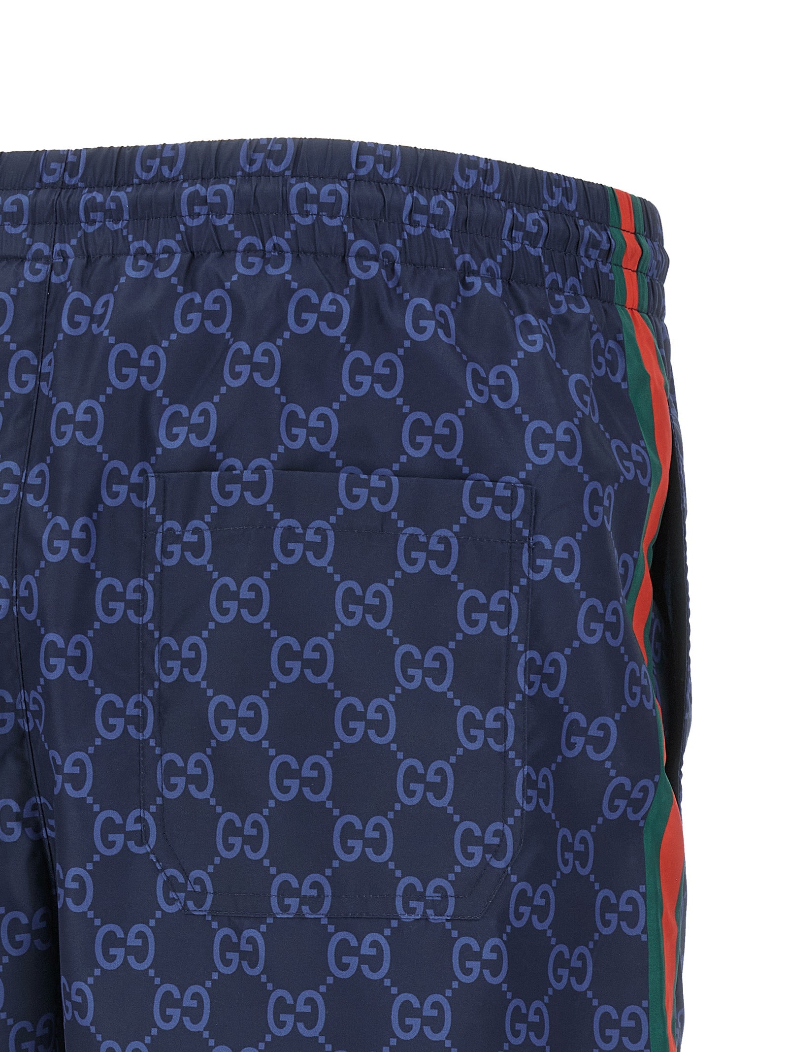 Gucci Blue Polyester Swim Shorts