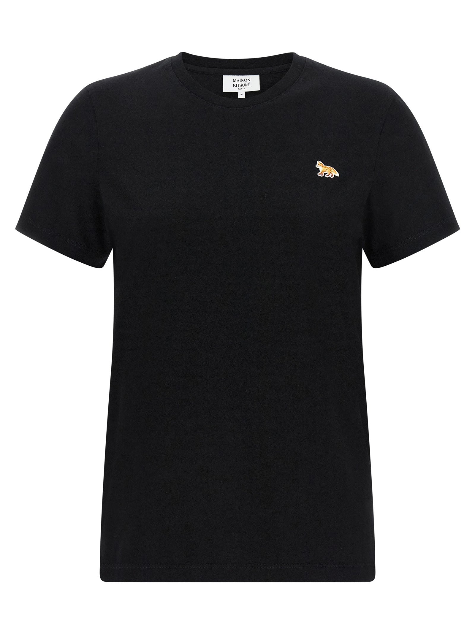 Maison Kitsuné Black Cotton T-Shirt