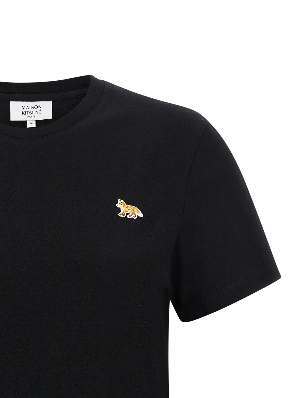 Maison Kitsuné Black Cotton T-Shirt