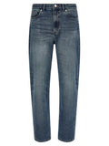 A.P.C. Blue Cotton Straight-Leg Jeans