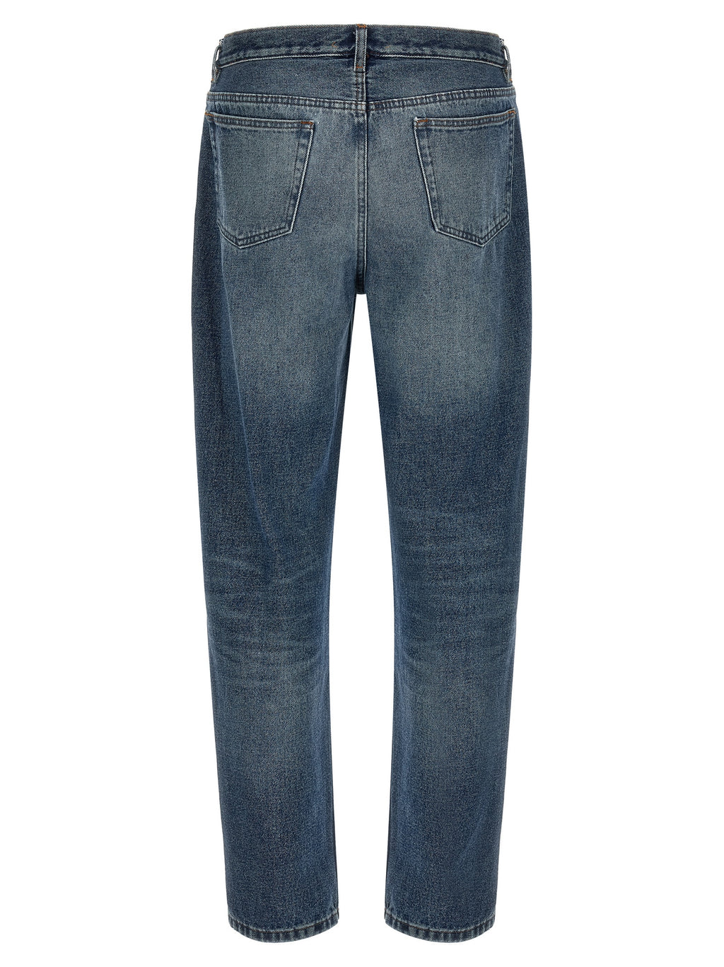A.P.C. Blue Cotton Straight-Leg Jeans