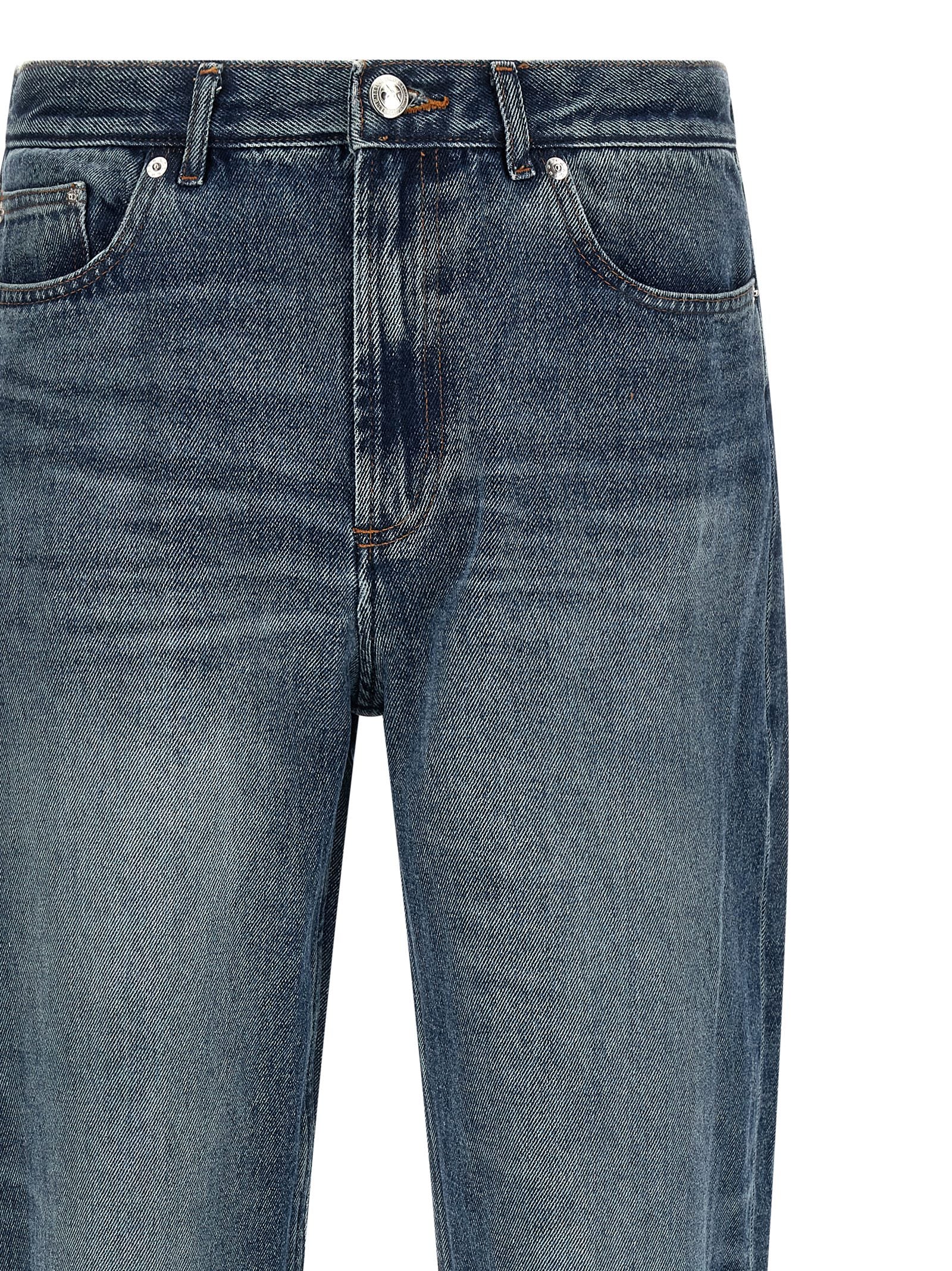 A.P.C. Blue Cotton Straight-Leg Jeans