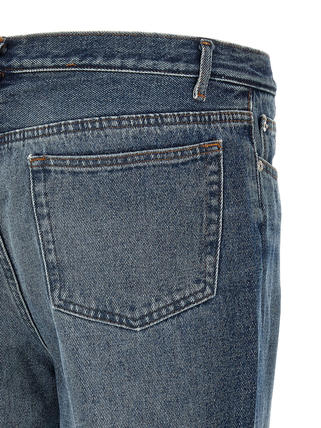 A.P.C. Blue Cotton Straight-Leg Jeans
