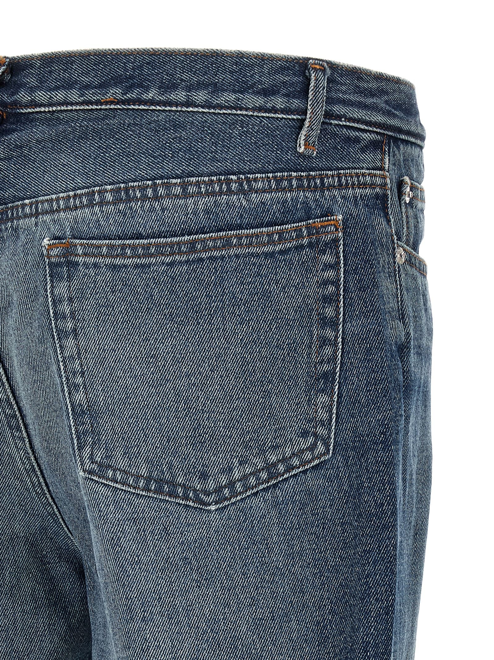 A.P.C. Blue Cotton Straight-Leg Jeans
