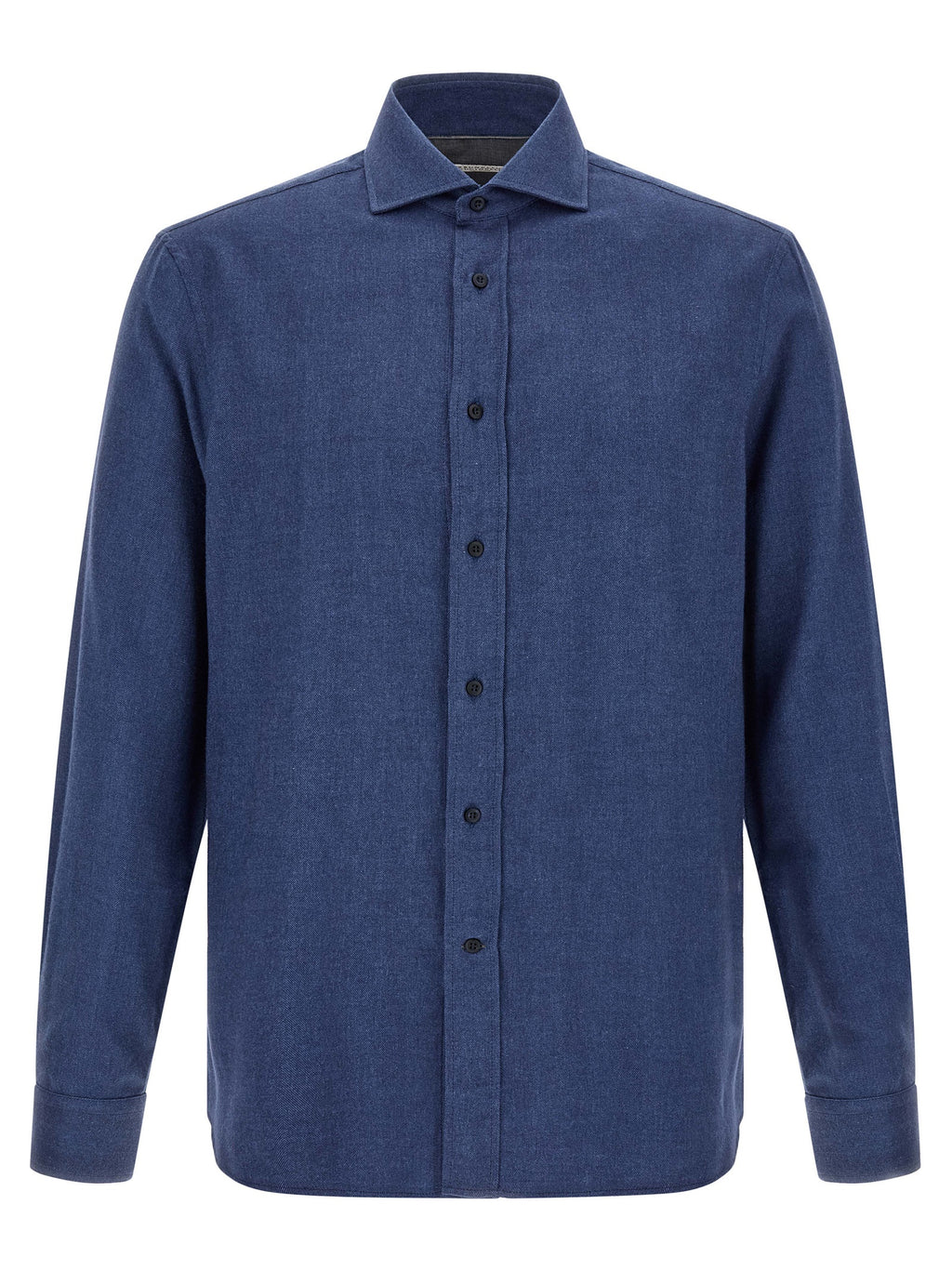 Brunello Cucinelli Blue Cotton Blouse