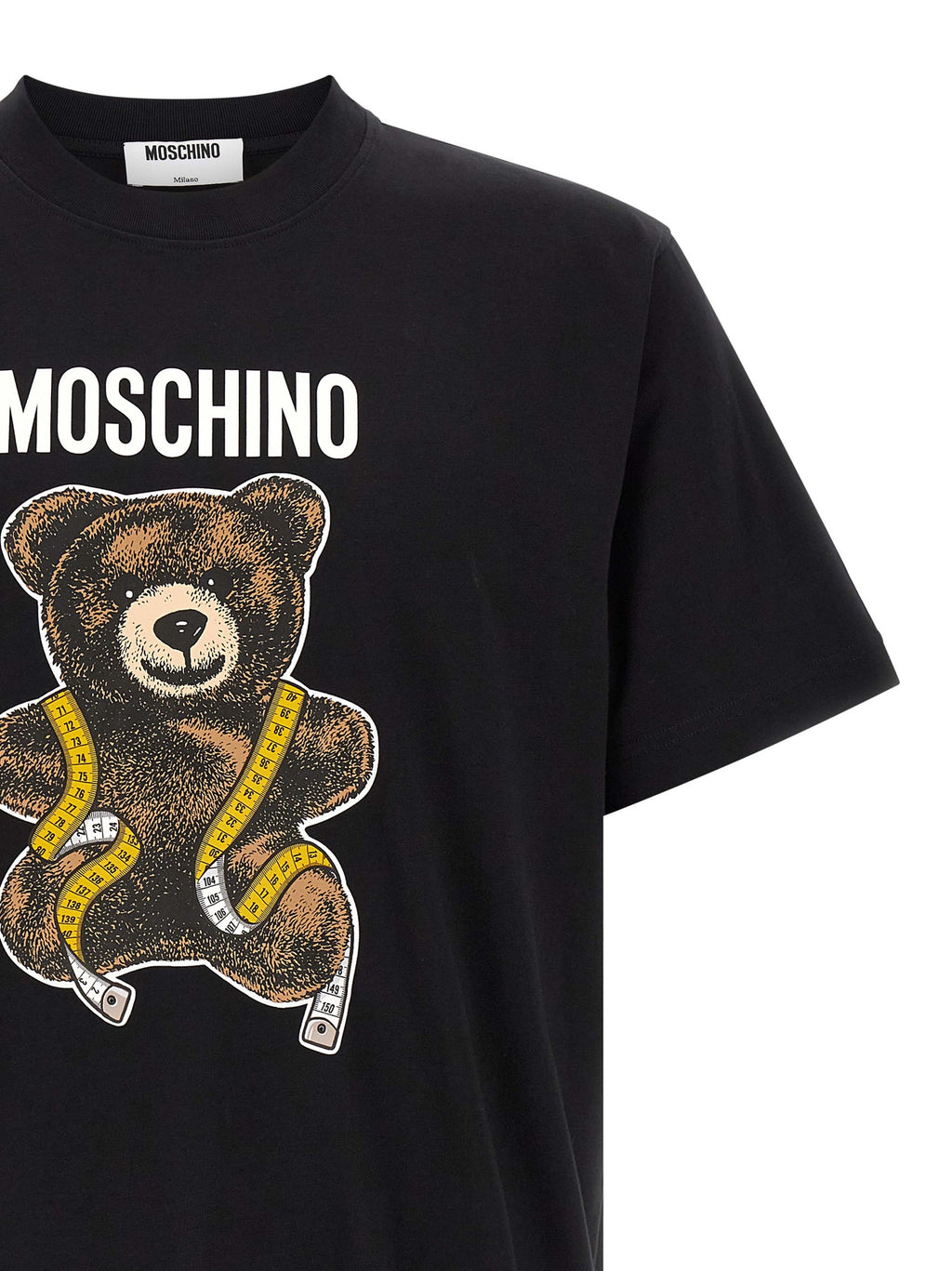 Moschino Black Cotton T-Shirt