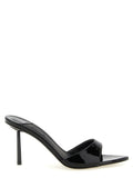LE SILLA Black Polyethylene Stiletto Heel Sandals