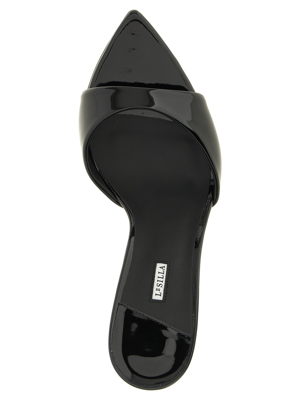LE SILLA Black Polyethylene Stiletto Heel Sandals