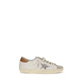 Golden Goose White Calf Leather Bos Taurus Low Top Sneakers