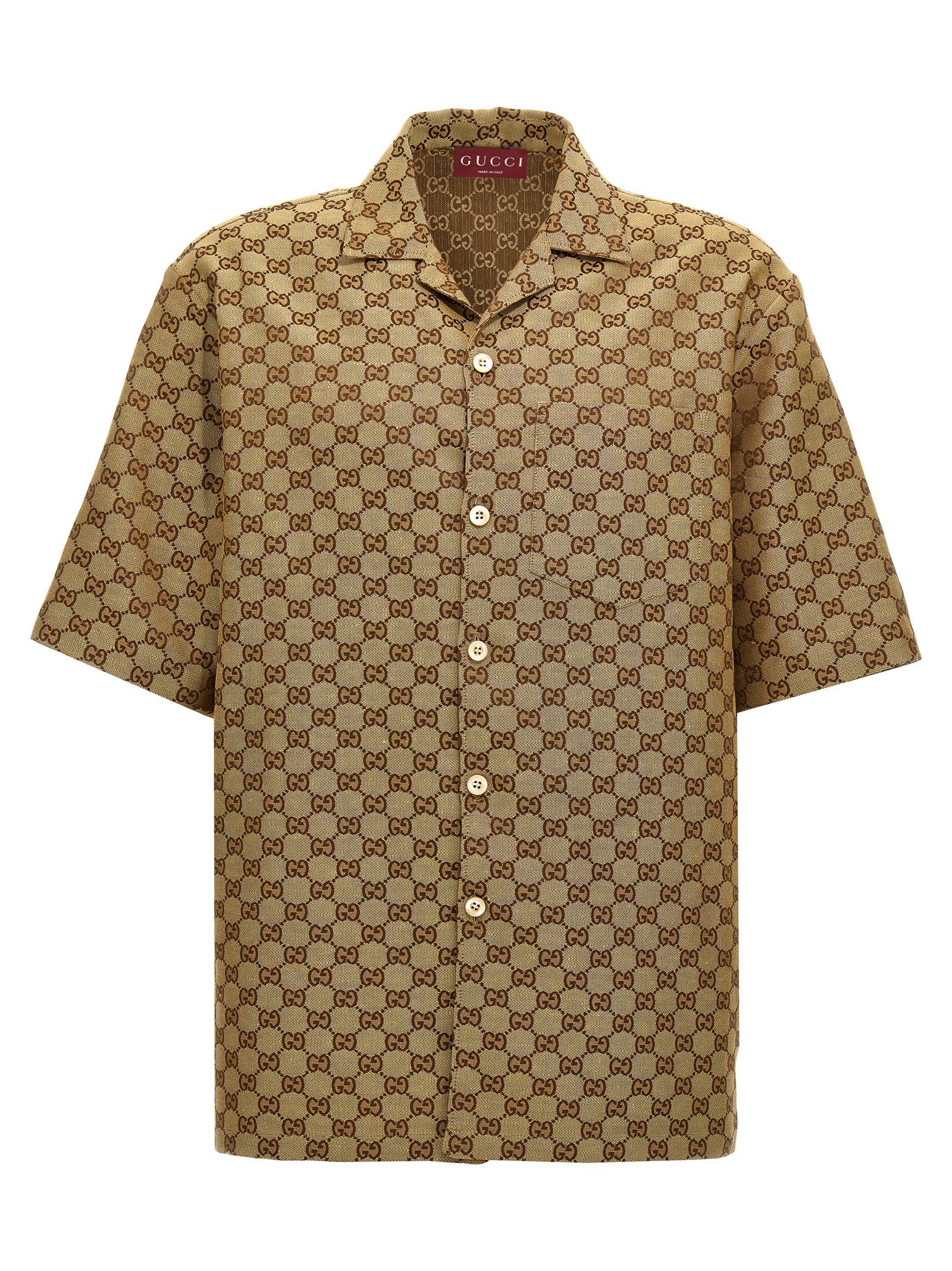 Gucci Beige Linen Blouse