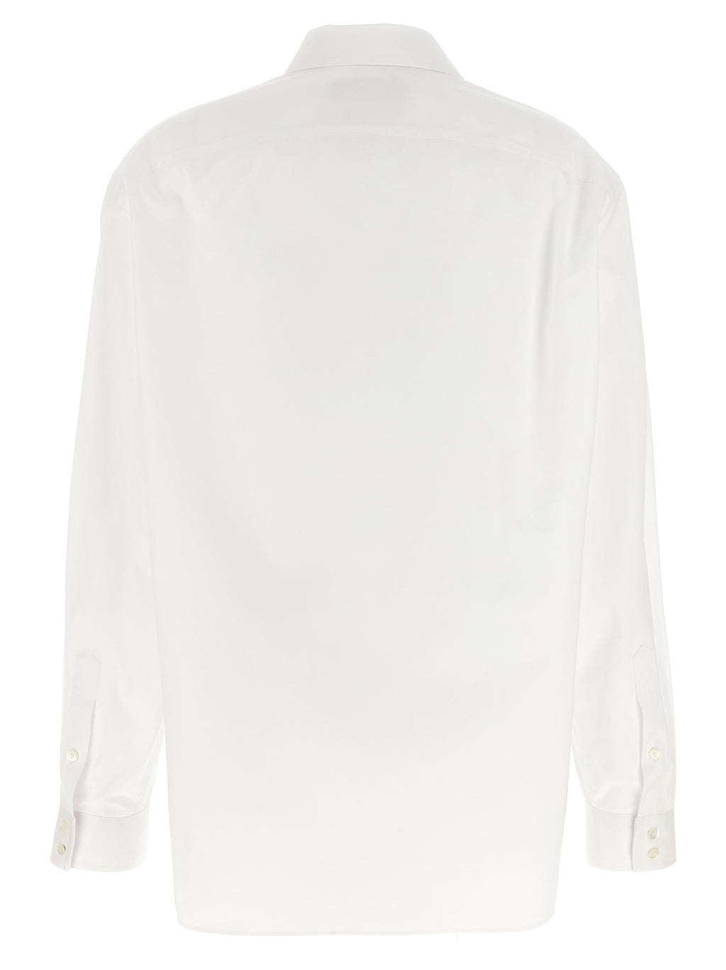 Gucci White Cotton Blouse