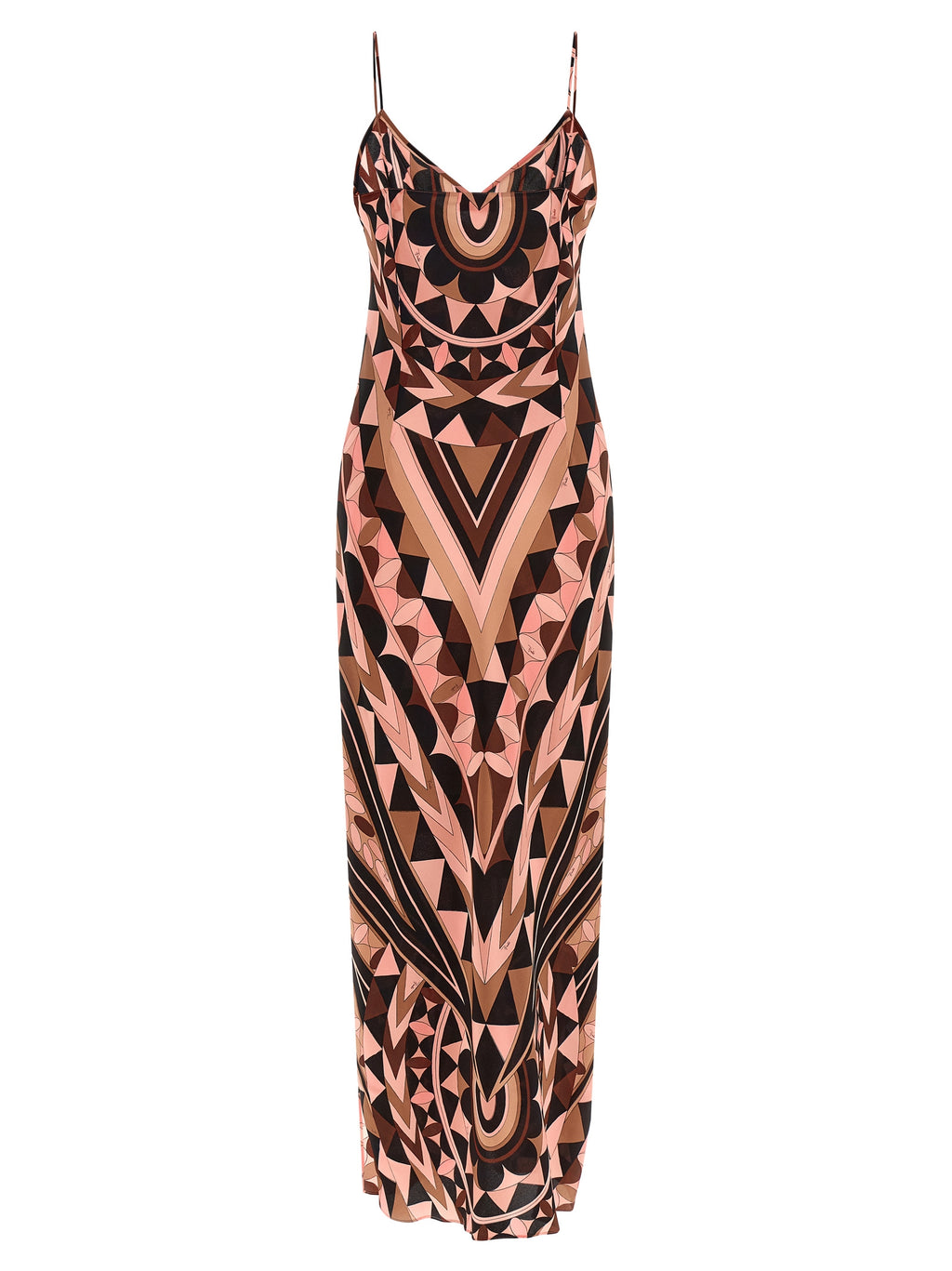 Emilio Pucci Multicolor Silk Long Dress