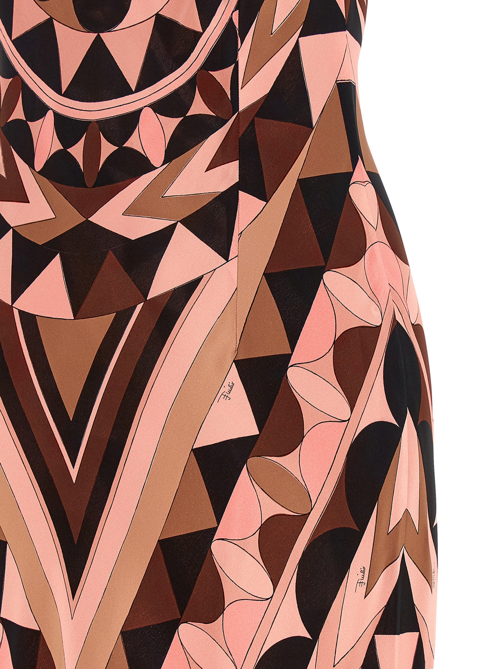 Emilio Pucci Multicolor Silk Long Dress