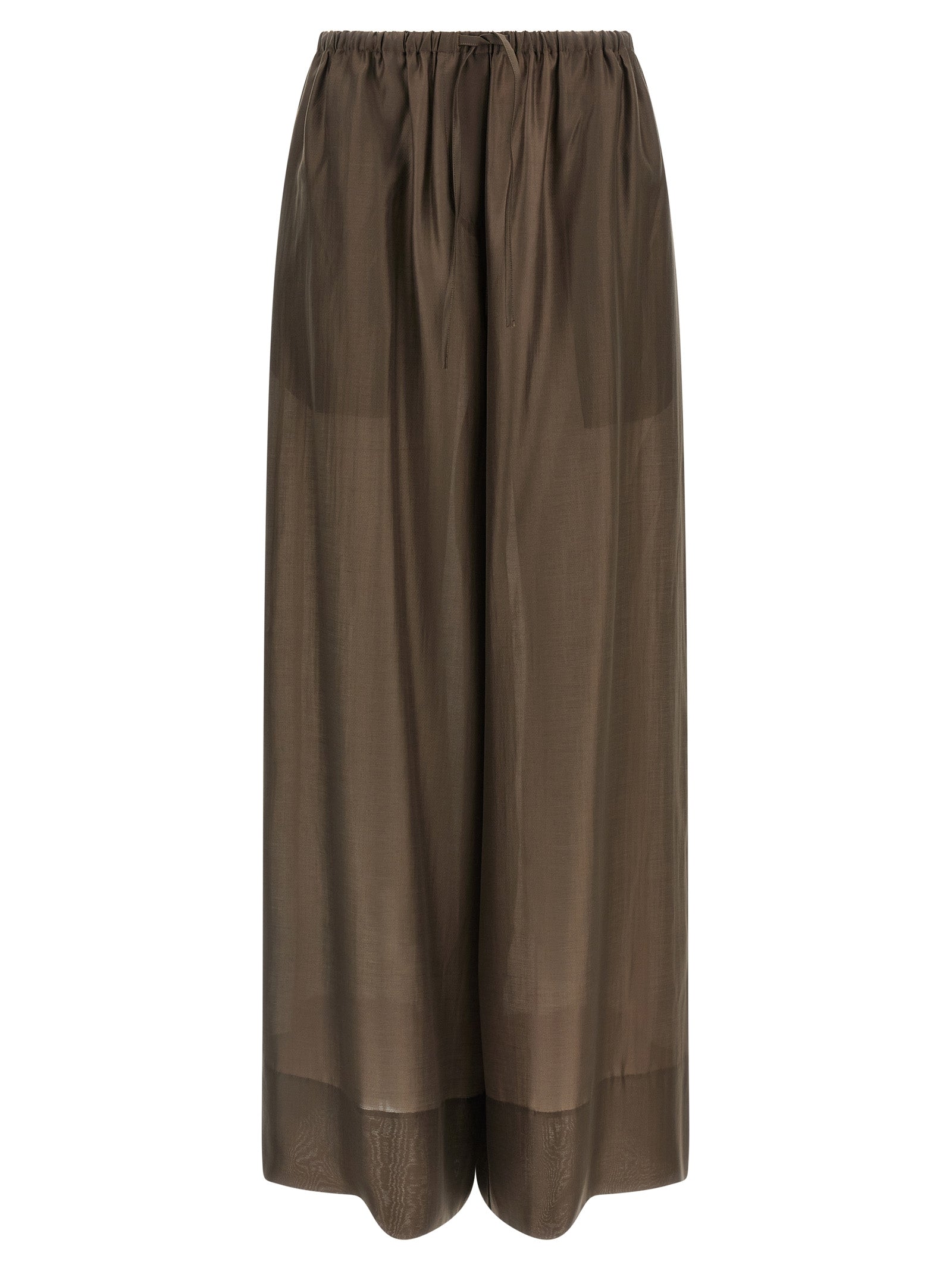 Entire Studios Brown Tencel Casual Pants