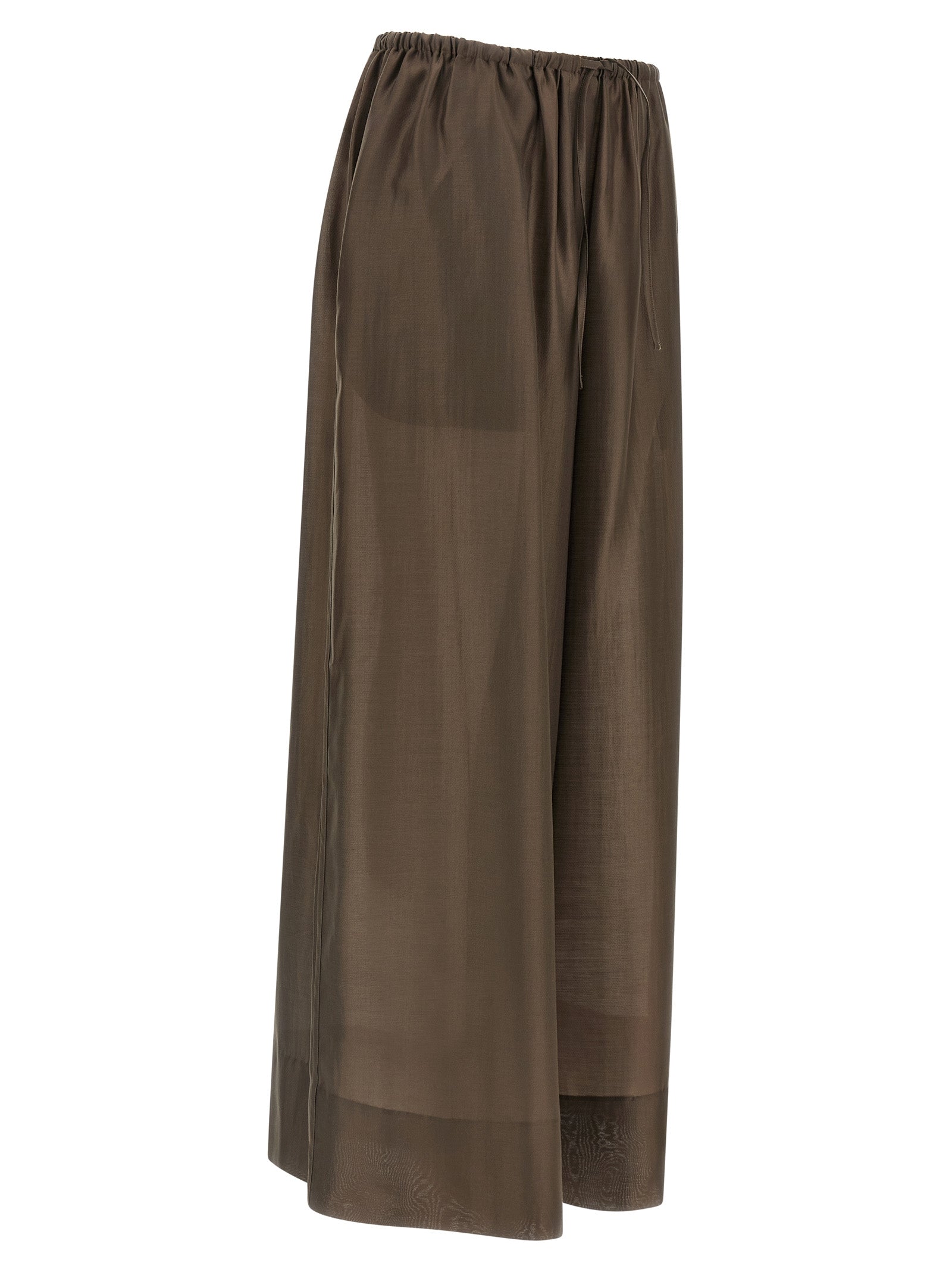 Entire Studios Brown Tencel Casual Pants