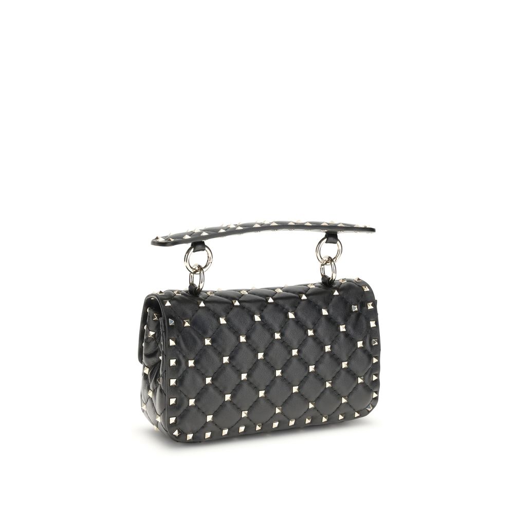Valentino Garavani Black Lamb Ovis Aries Aries Shoulder Bag