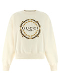 Gucci White Cotton Sweatshirt
