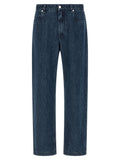 Fendi Blue Cotton Flared Jeans