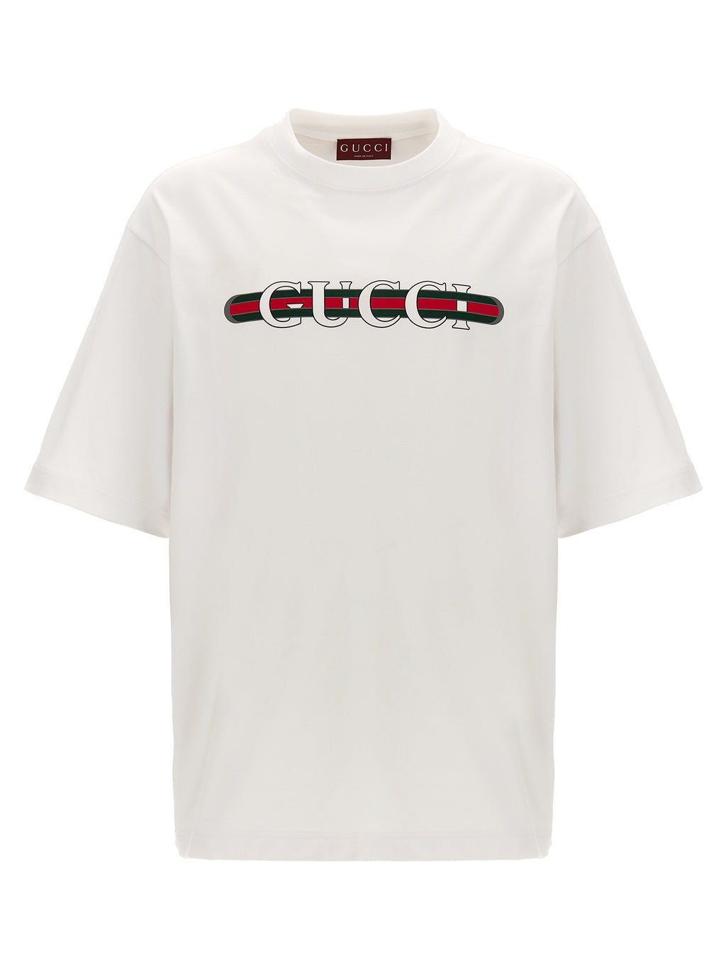 Gucci White Cotton T-Shirt