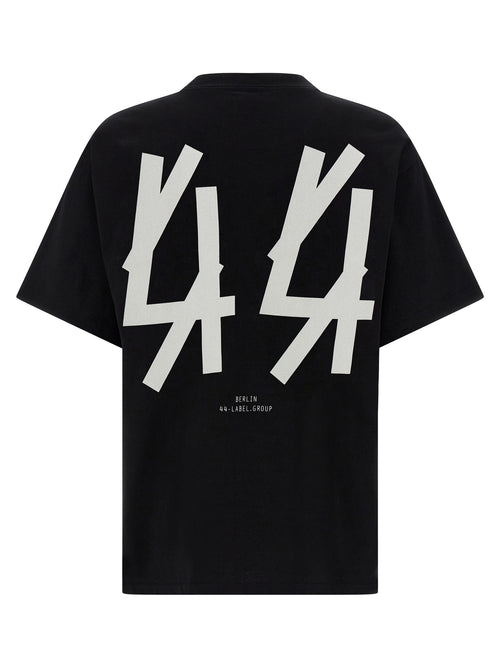 44 Label Group Black Cotton T-Shirt