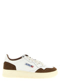 Autry Brown Cowhide Low Top Sneakers