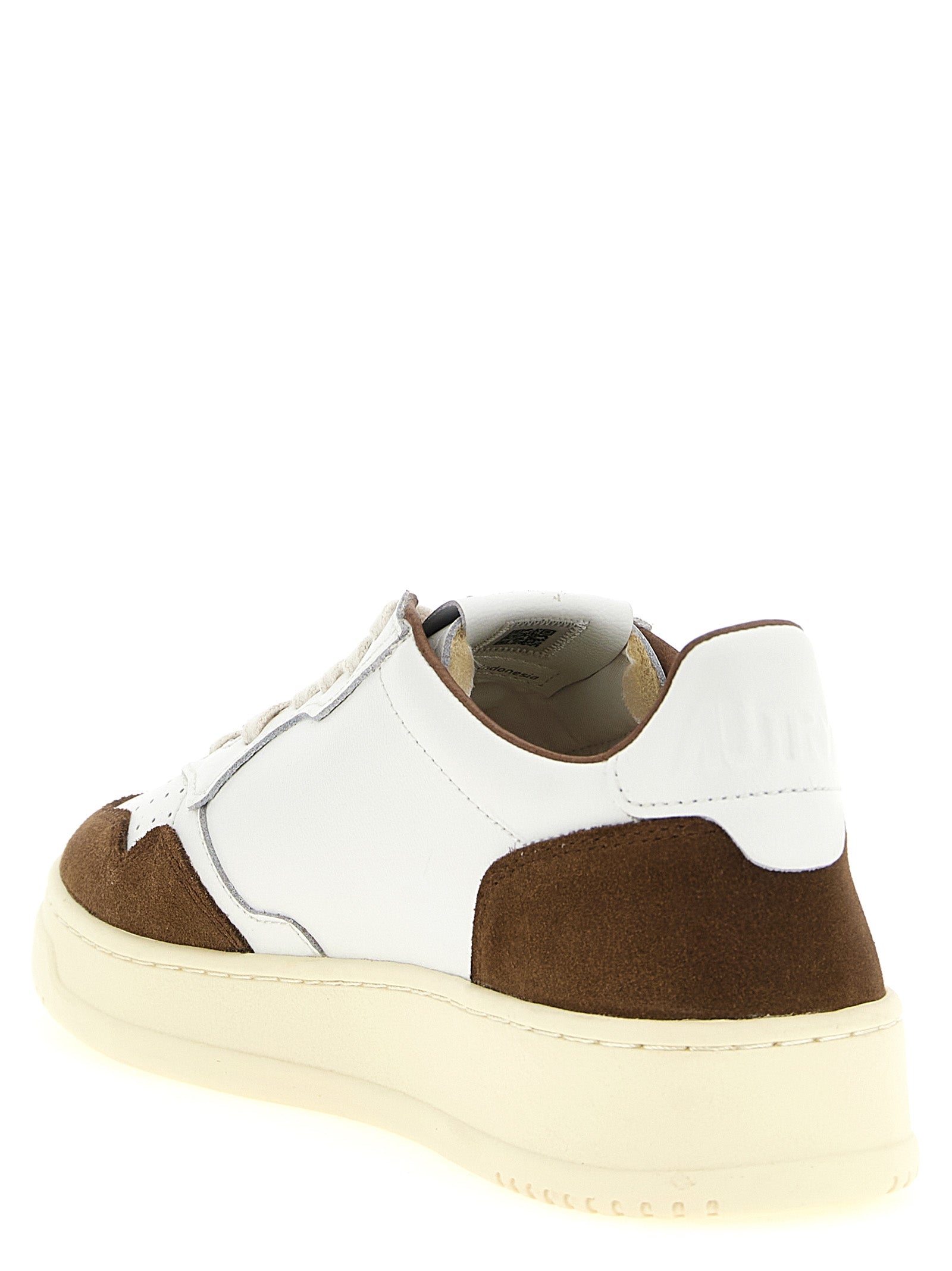 Autry Brown Cowhide Low Top Sneakers
