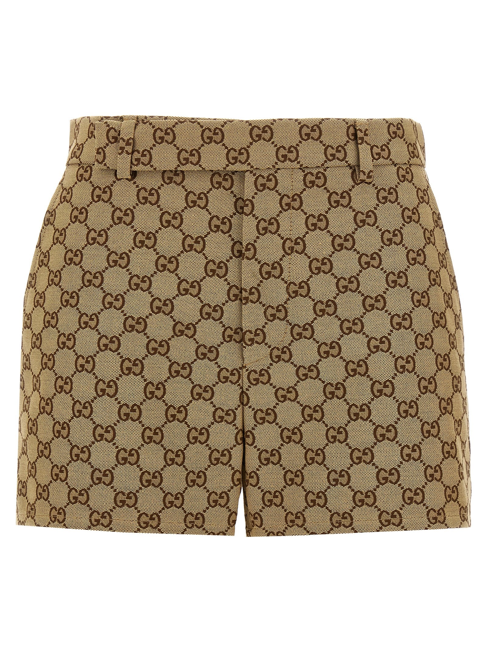 Gucci Beige Cotton Bermuda Shorts