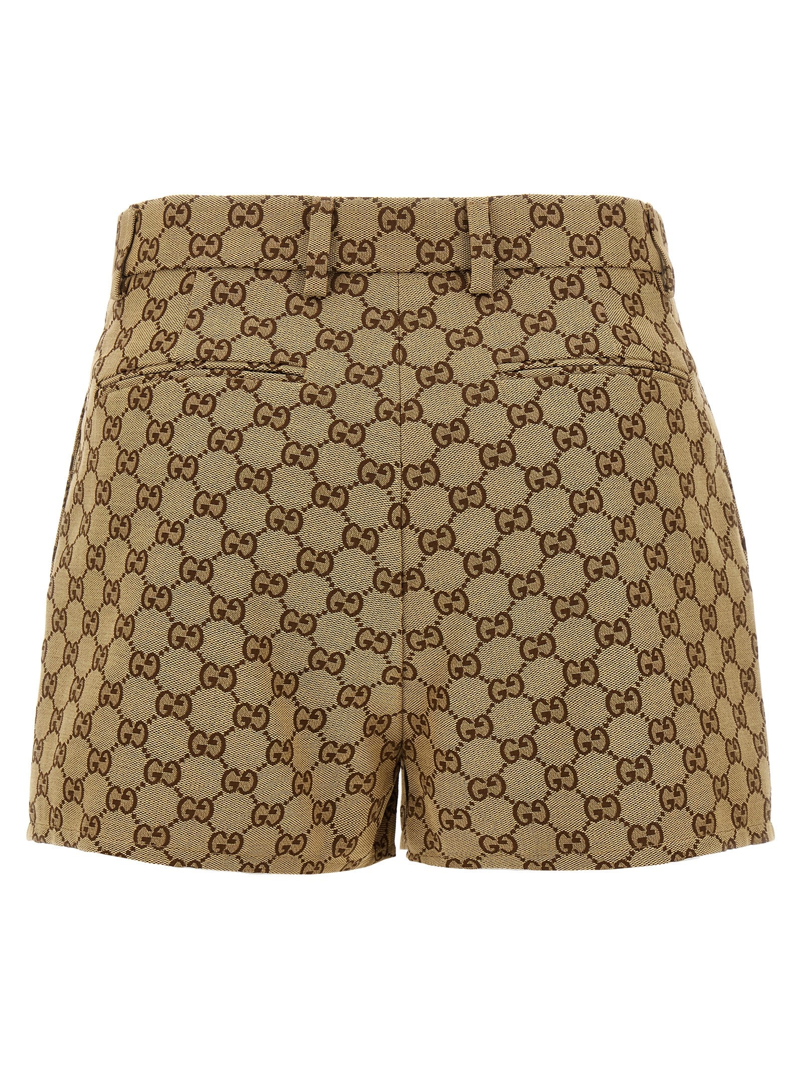 Gucci Beige Cotton Bermuda Shorts