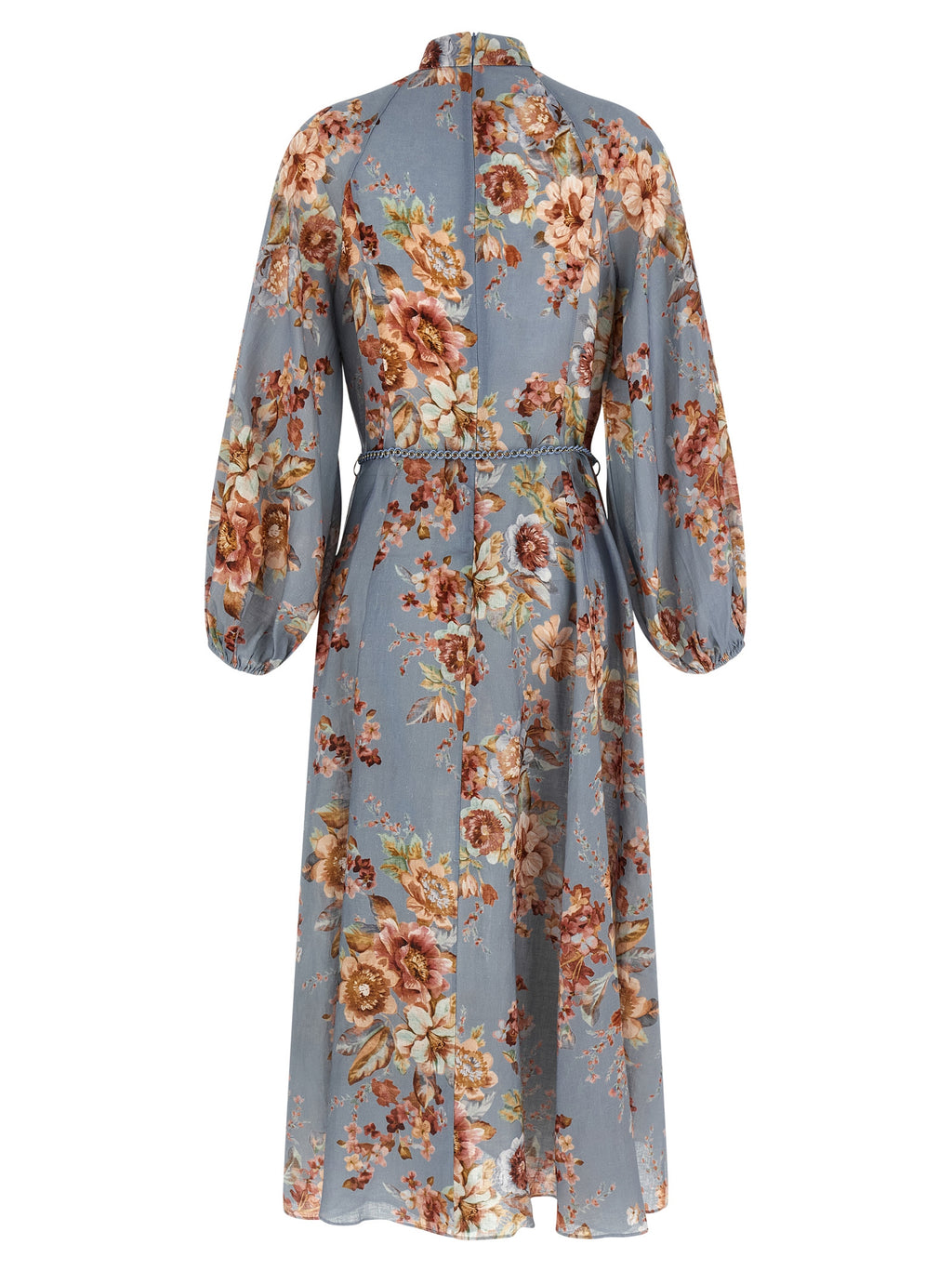 Zimmermann Blue Linen Long Dress