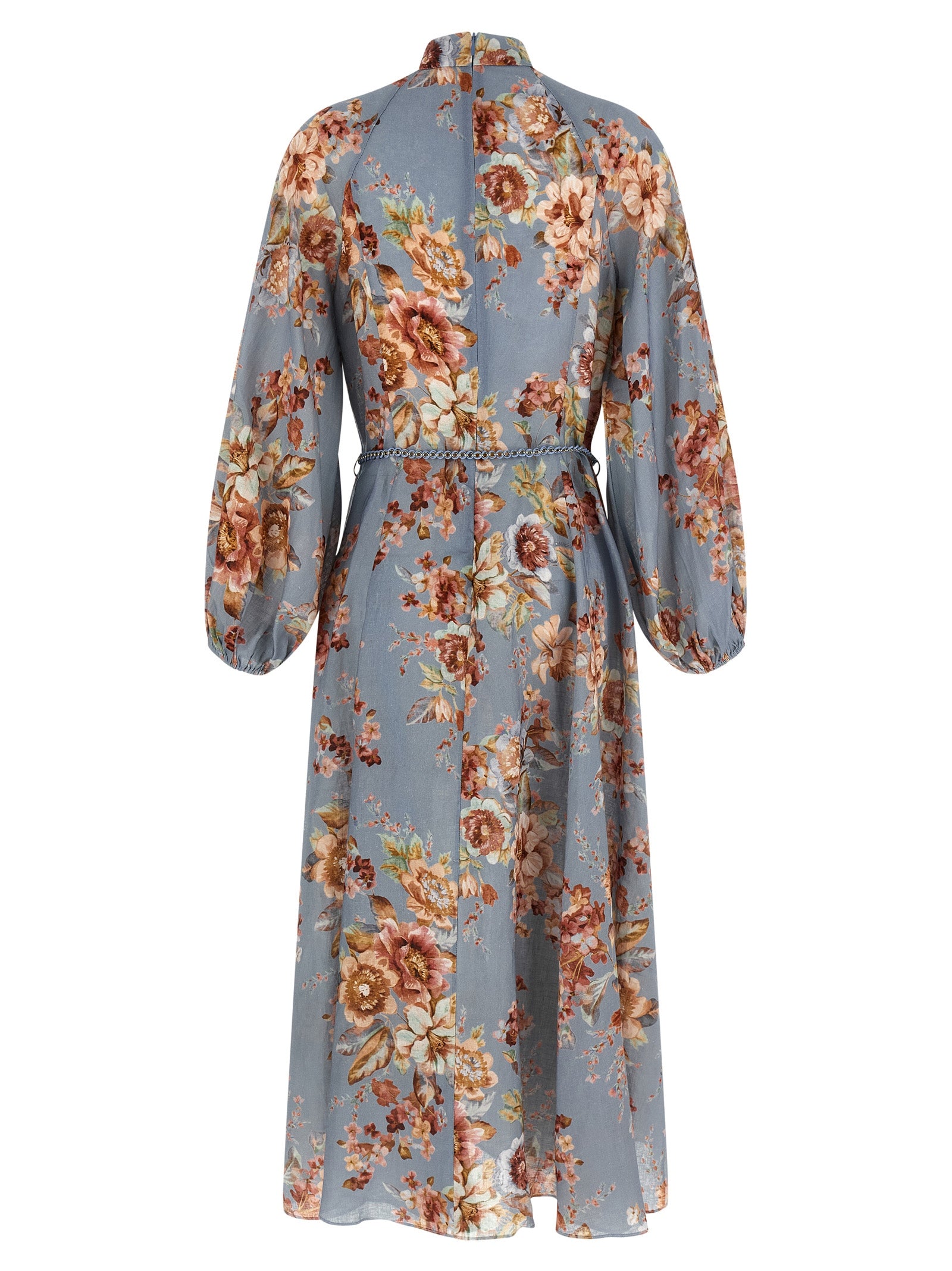 Zimmermann Blue Linen Long Dress