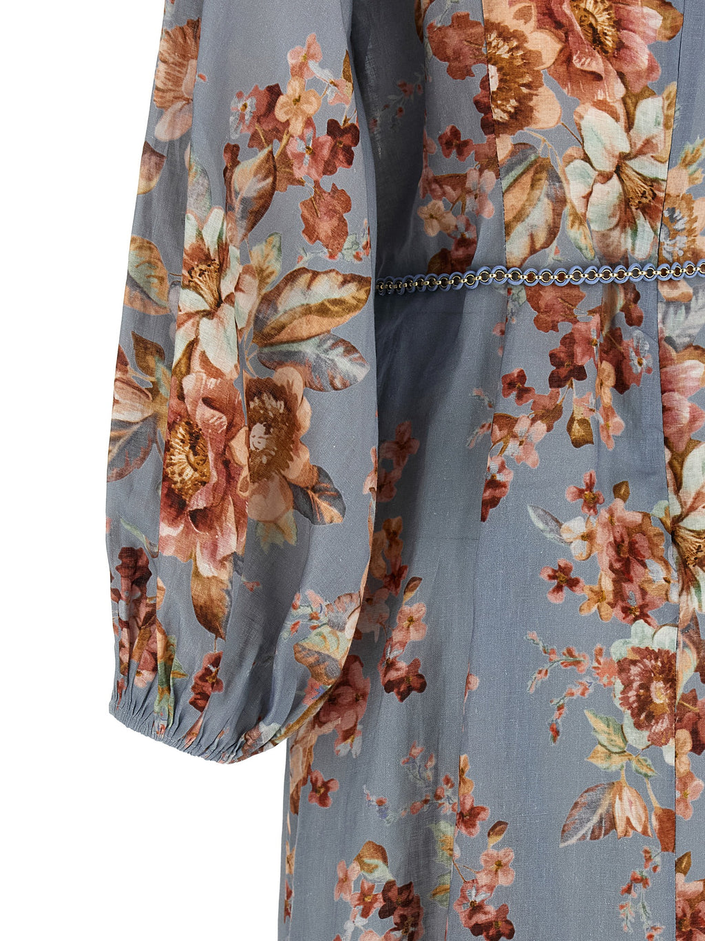 Zimmermann Blue Linen Long Dress