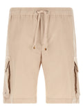 Brunello Cucinelli Beige Linen Bermuda Shorts