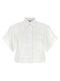 Fendi White Cotton Blouse