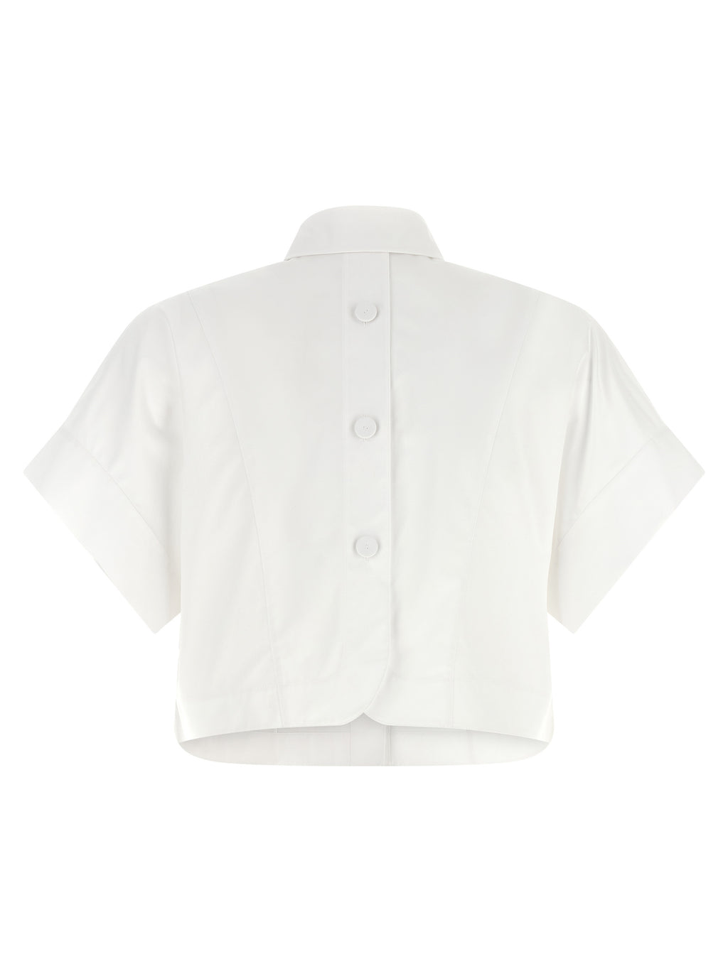 Fendi White Cotton Blouse
