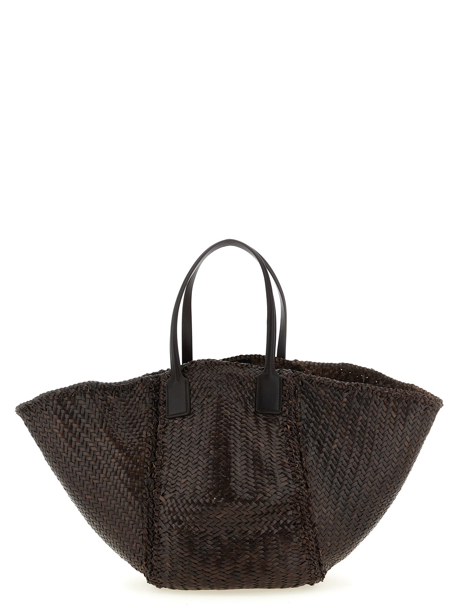 Dragon Diffusion Brown Calfskin Tote Bag