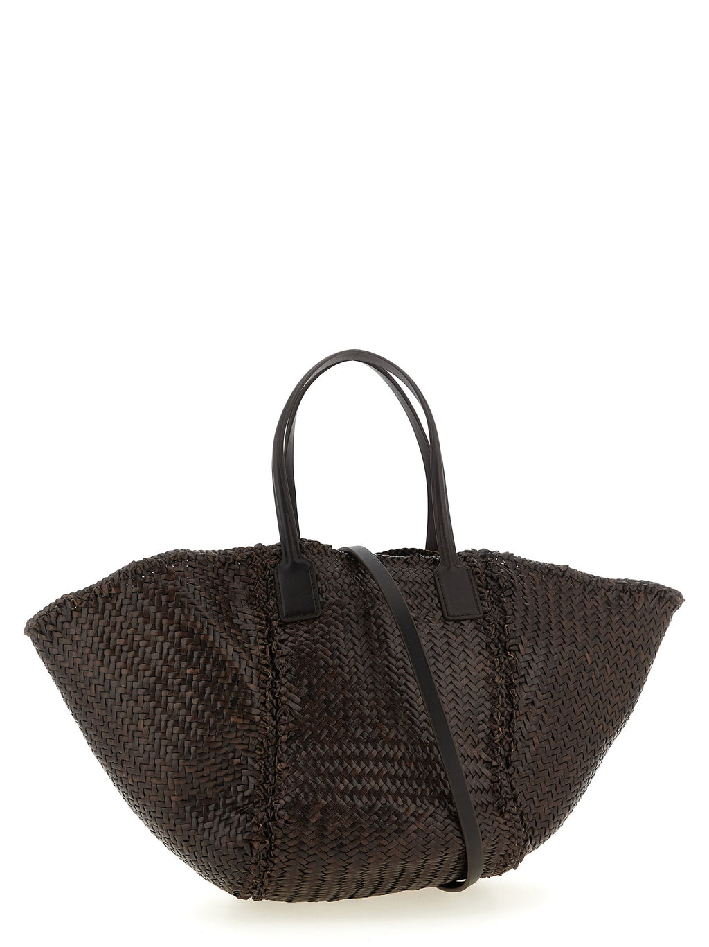 Dragon Diffusion Brown Calfskin Tote Bag