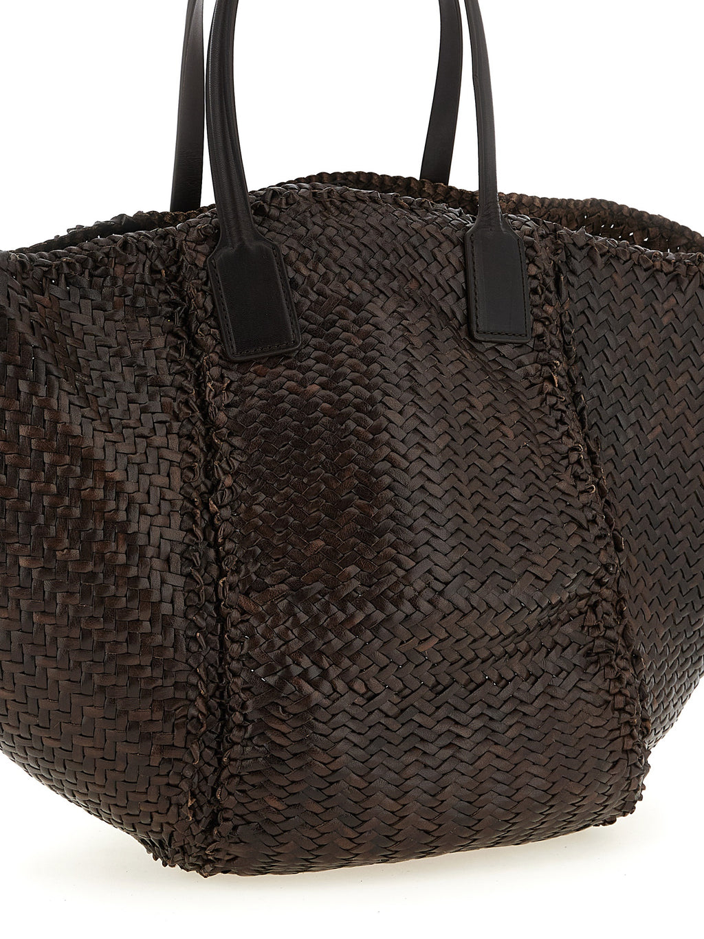 Dragon Diffusion Brown Calfskin Tote Bag