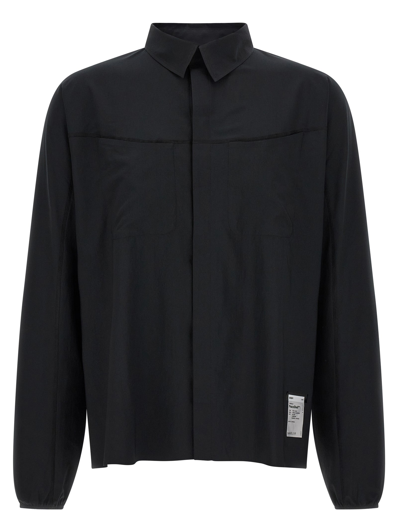SATISFY Black Polyester Blouse