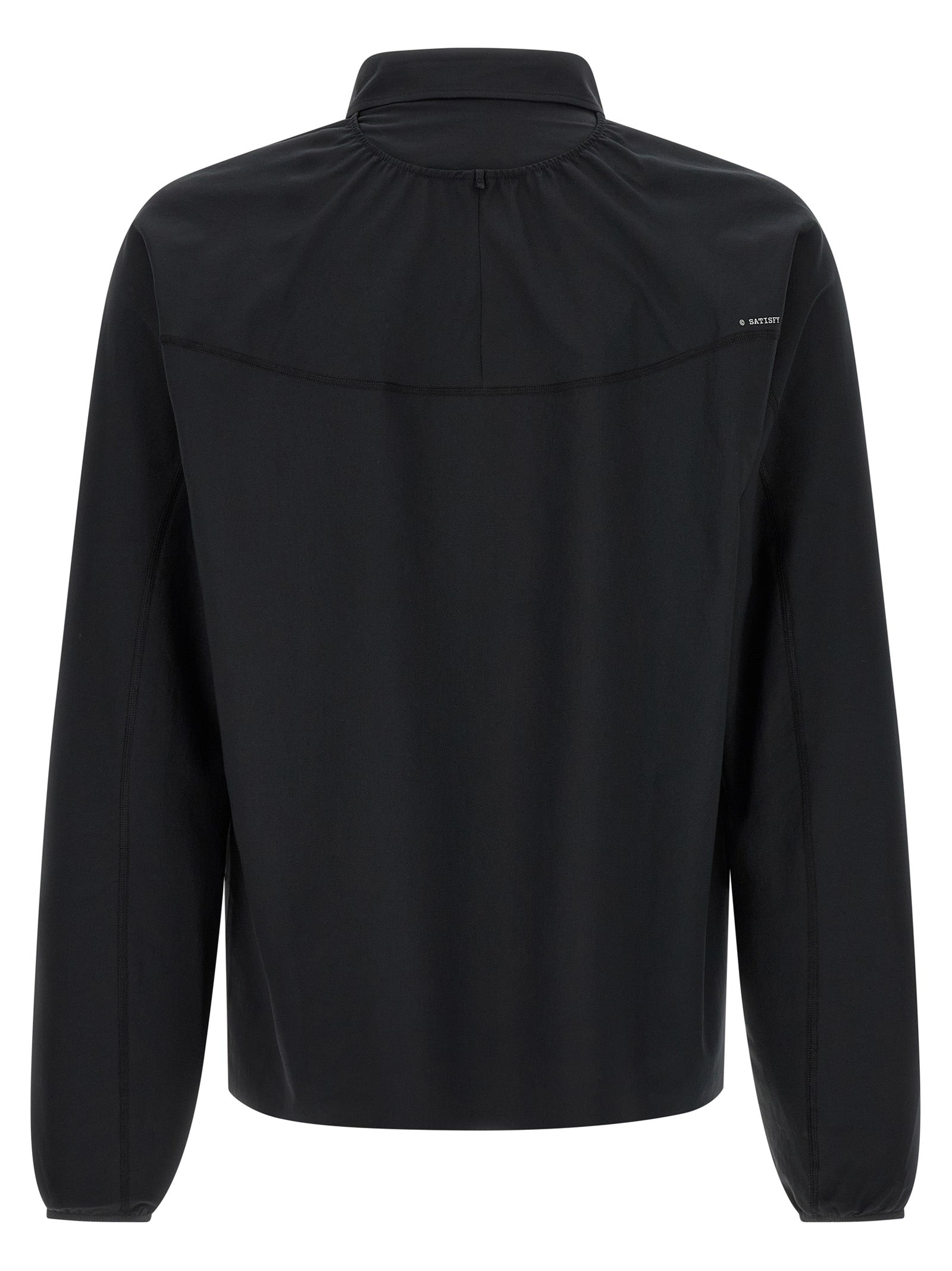 SATISFY Black Polyester Blouse