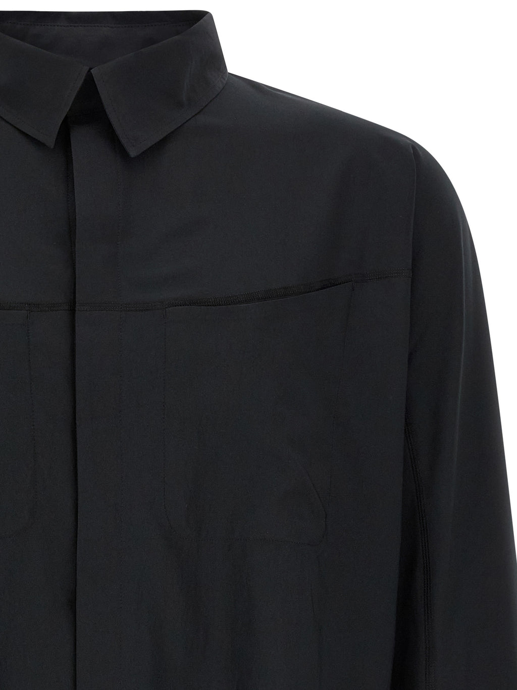 SATISFY Black Polyester Blouse